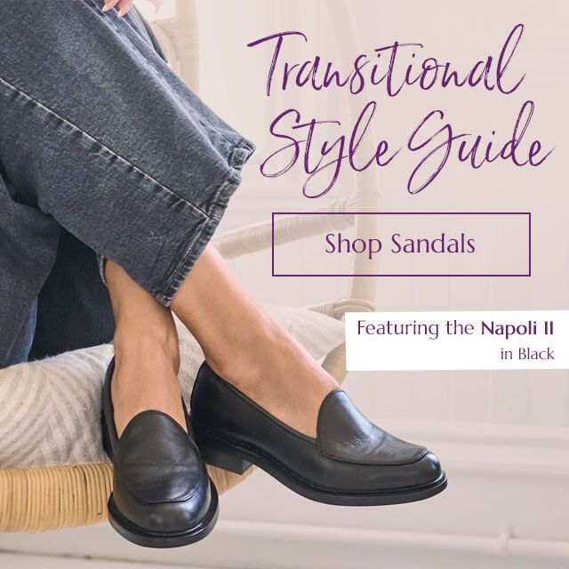 Transitional Style Guide. Featuring the Napoli II loafer in Black. Shop The Style Guide.