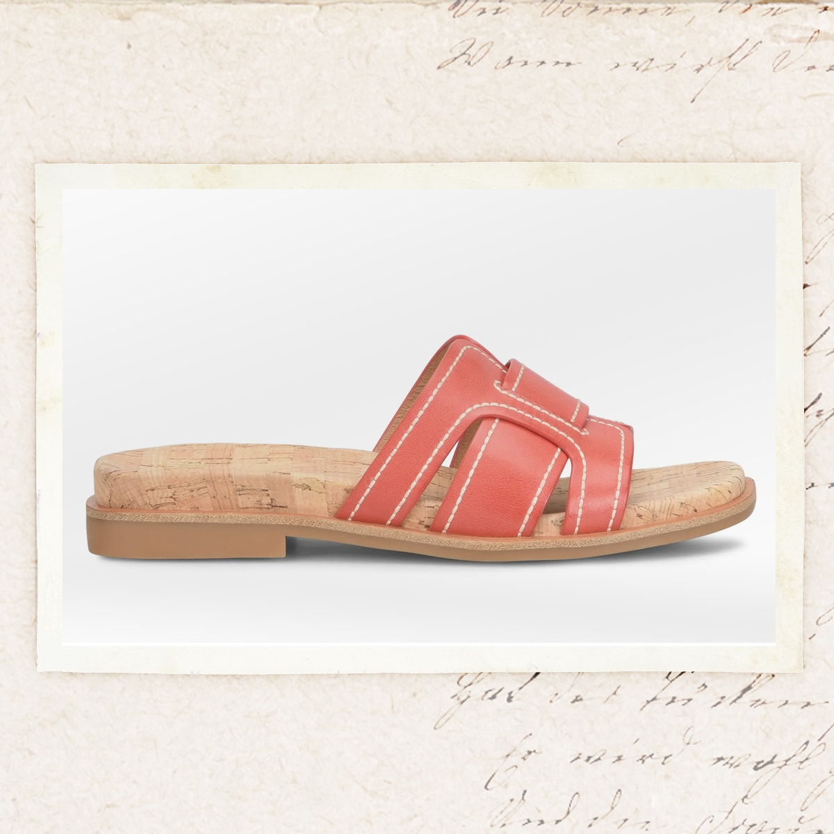 Presentamos la sandalia Rachel en rojo.