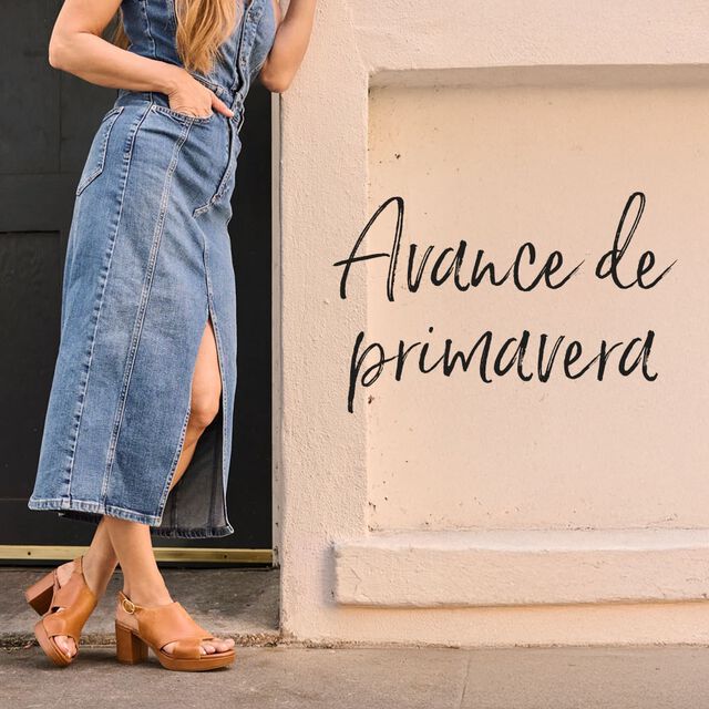 Avance de primavera. Presentamos la sandalia Liv en color marr&oacute;n claro.