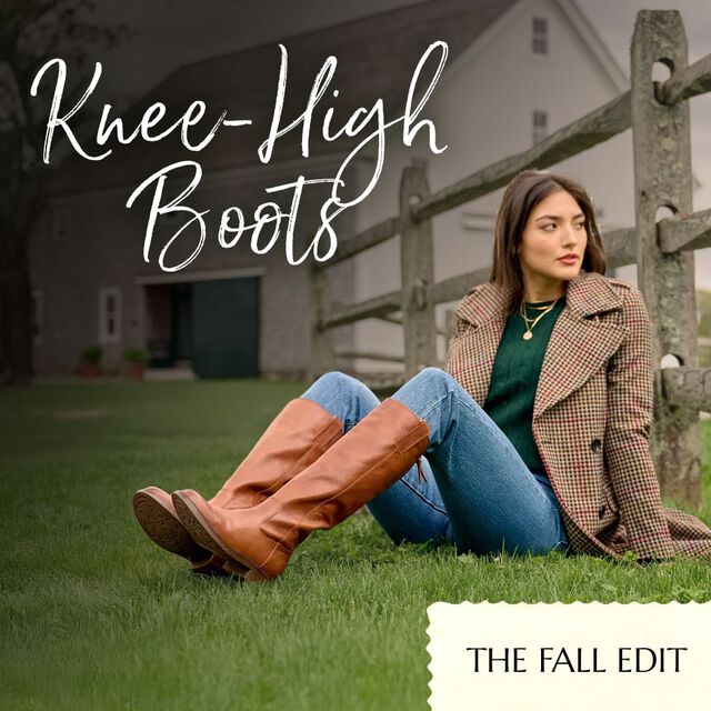 Knee-High Boots. The Fall Edit. Featuring the Samantha III tall boot in tan.