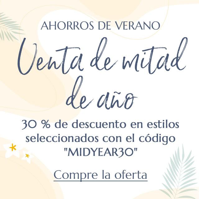 Oferta de mitad de año: 30 % de descuento en estilos seleccionados con el código "MIDYEAR30". Ofertas. Sandalias Napa en color canela, sandalias Ruthie en dorado y zapatillas Fianna en azul.