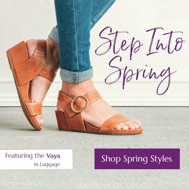 Step Into Spring. Shop Now. Featuring the Vaya sandal in Barley Suede. Shop Spring Styles .