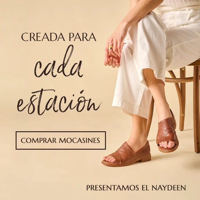 Creada para cada estaci&oacute;n. Comprar mocasines. Presentamos el mocas&iacute;n Naydeen en color marr&oacute;n.