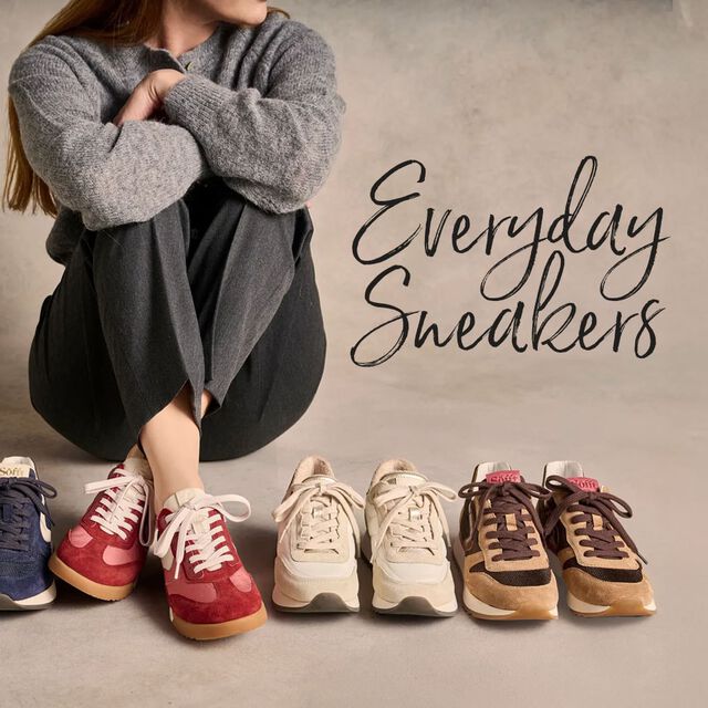 Everyday Sneakers. Featuring various Sofft Sneakers in various colors.