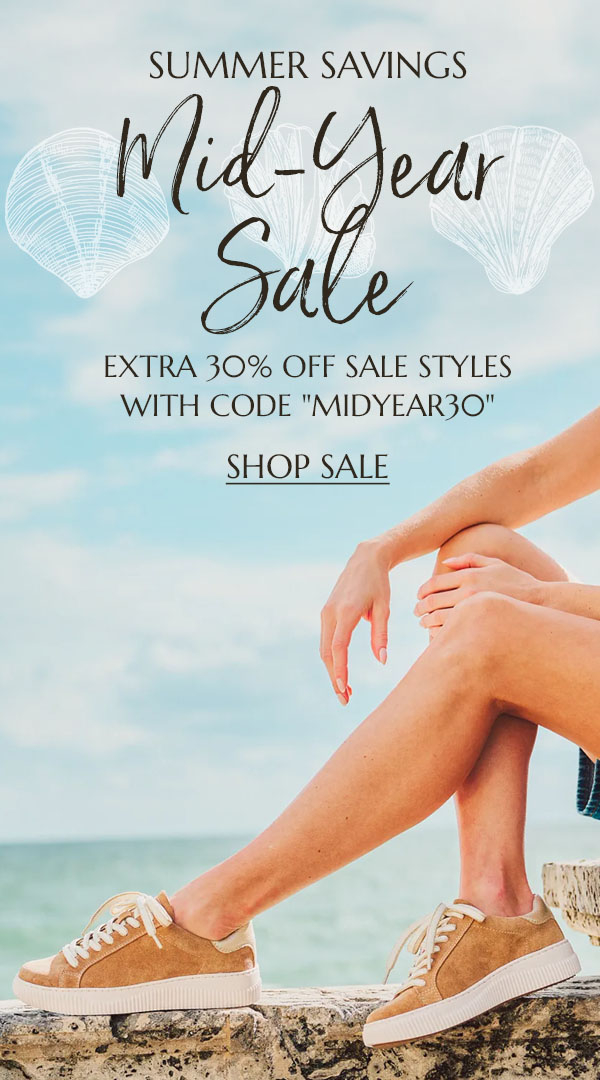 Summer Savings. Mid-Year Sale. Exta 30% Off sale styles with code "MIDYEAR30". Shop Sale.