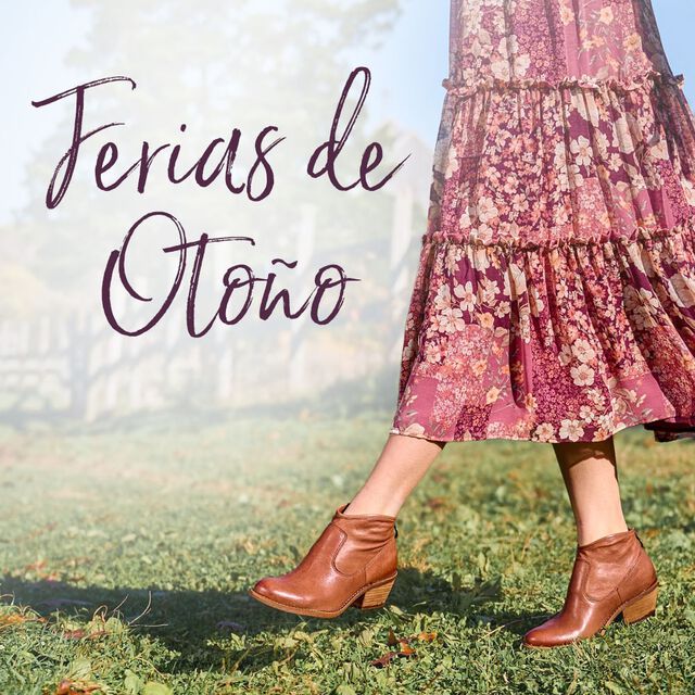 Ferias de Otoño. Presenta el botín Aisley en marrón.