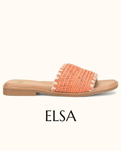 Presentamos la sandalia Elsa en rojo.