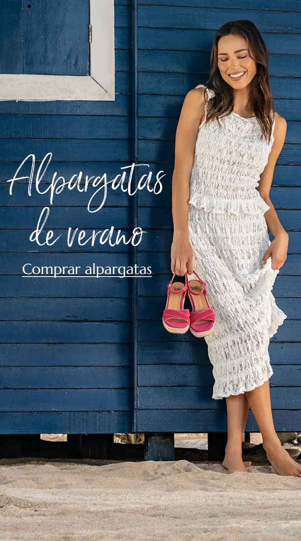 Alpargatas de verano. Comprar alpargatas. Presentamos la sandalia Neely en rojo.