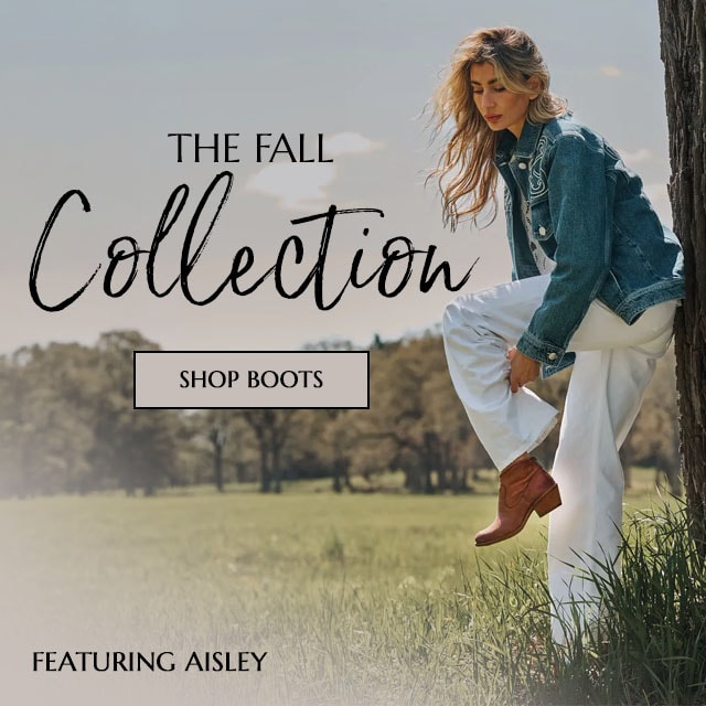 The Fall Collection. Shop Boots. Featuring the Aisley heeled bootie in brown.
