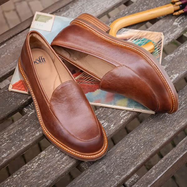 Featuring the Napoli II loafer in brown. Shop Napoli II.
