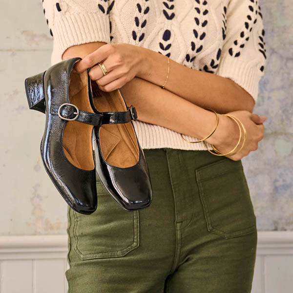 Featuring Laura heel in Black. Shop Laura.